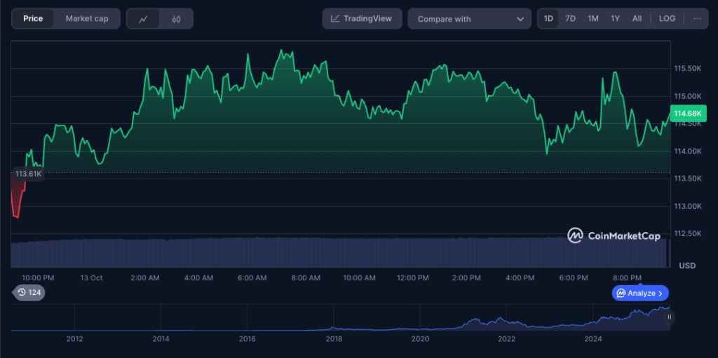Bitcoin recovery after the flash crash